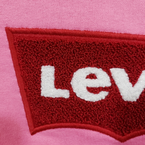 Levi's girls NWT chenille patch logo sweatshirt - Picture 5 of 7